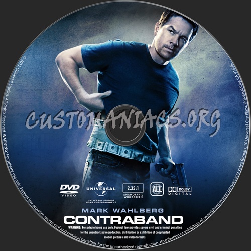 Contraband dvd label