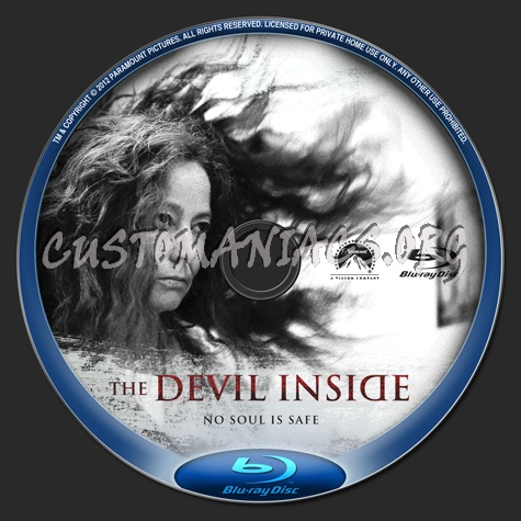 The Devil Inside blu-ray label