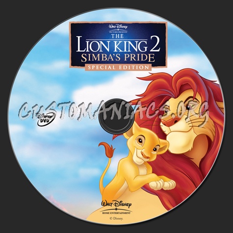 The Lion King 2 dvd label