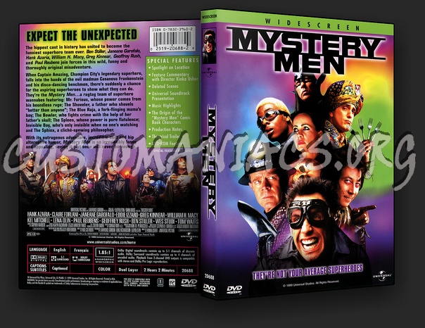 Mystery Men dvd cover