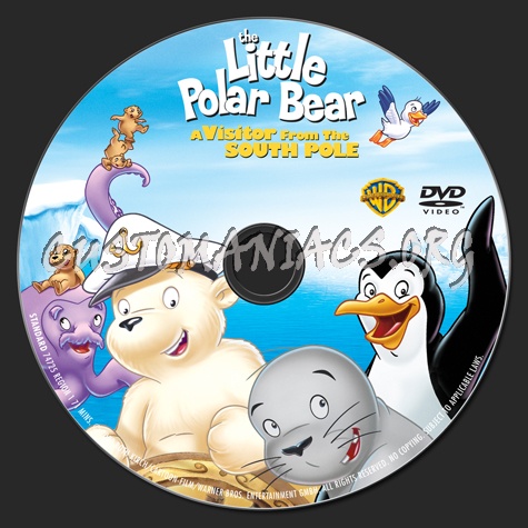 The Little Polar Bear A Visitor from the South Pole dvd label