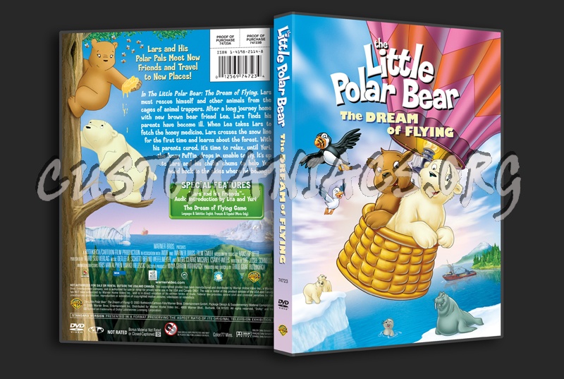 The Little Polar Bear The Dream of Flying dvd cover