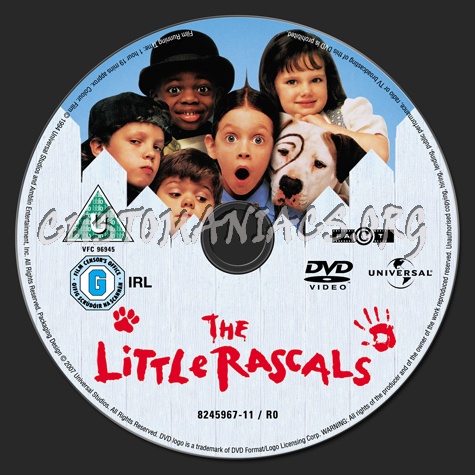 The Little Rascals dvd label