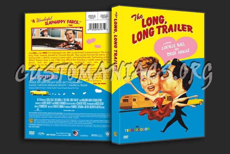 The Long long Trailer dvd cover