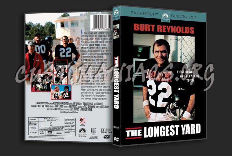 The Longest Yard (1974) dvd cover