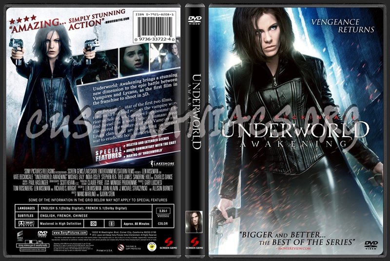 Underworld Awakening dvd cover