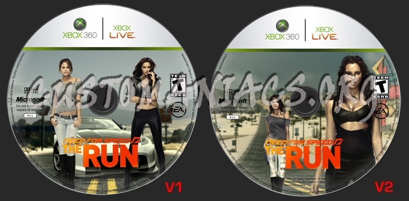 Need For Speed: The Run dvd label