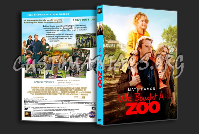 We Bought A Zoo dvd cover