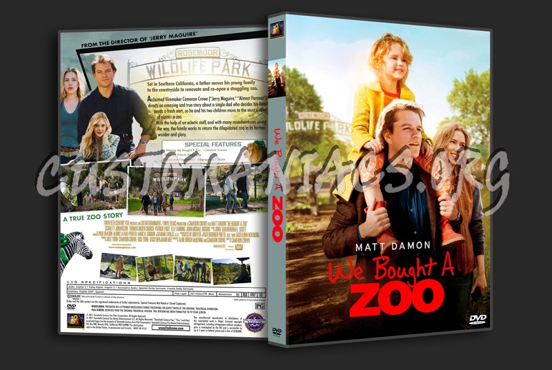 We Bought A Zoo dvd cover