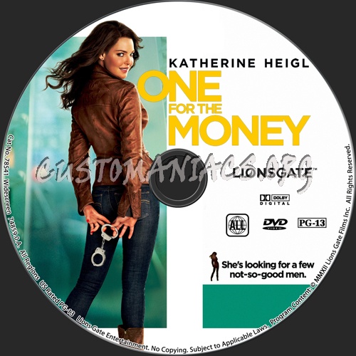 One For the Money dvd label