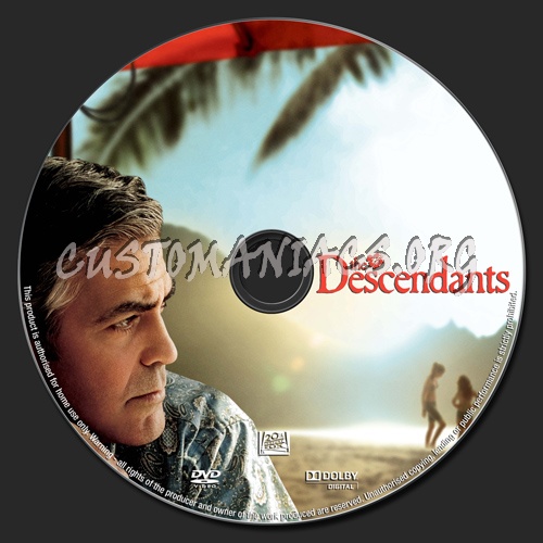 The Descendants dvd label