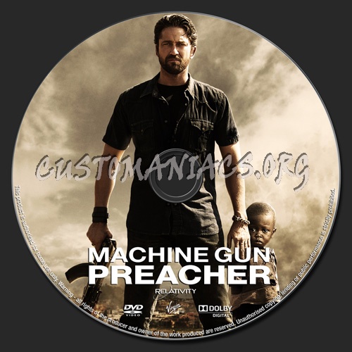 Machine Gun Preacher dvd label