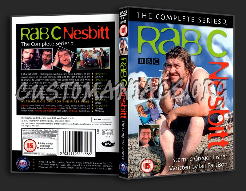 Rab C Nesbitt Series 2 dvd cover