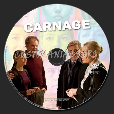 Carnage dvd label