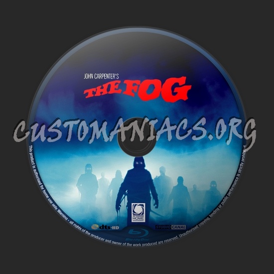 The Fog blu-ray label