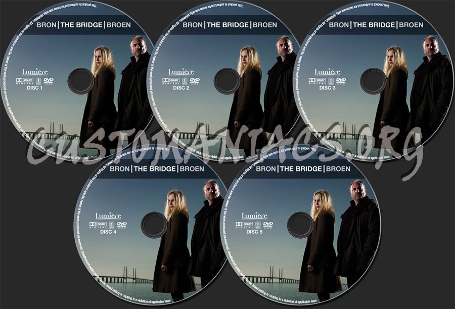 Bron - The Bridge - Broen dvd label