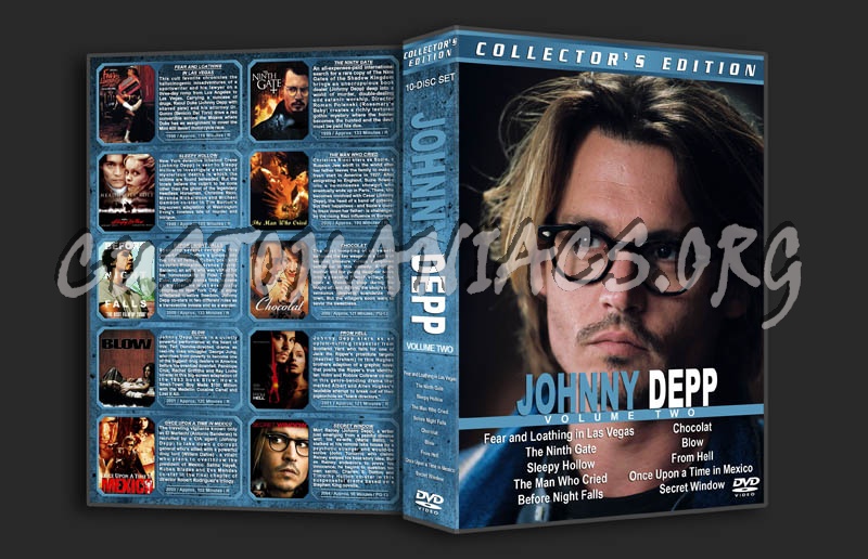 Johnny Depp Collection - Volume 2 dvd cover