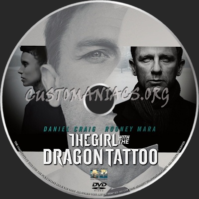 The Girl with the Dragon Tattoo dvd label