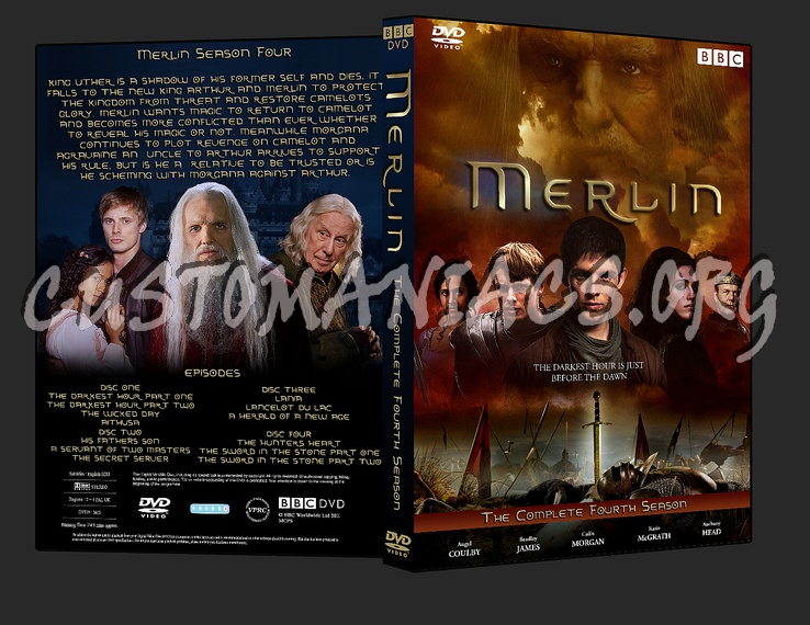 Merlin Season 4 dvd cover