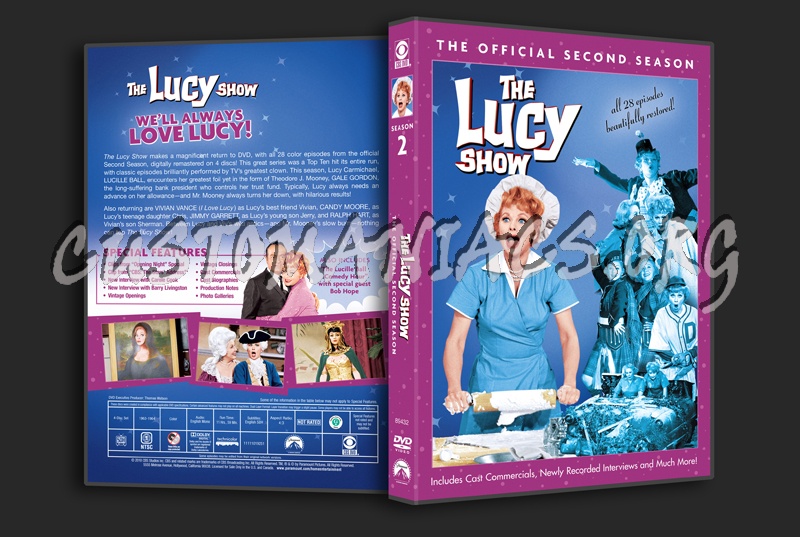The Lucy Show Season 2 dvd cover