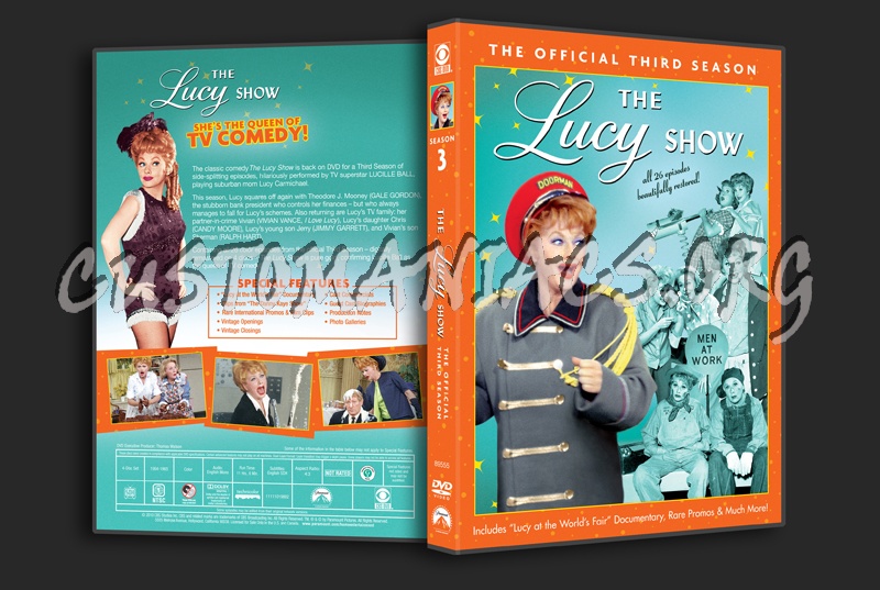 The Lucy Show Season 3 dvd cover