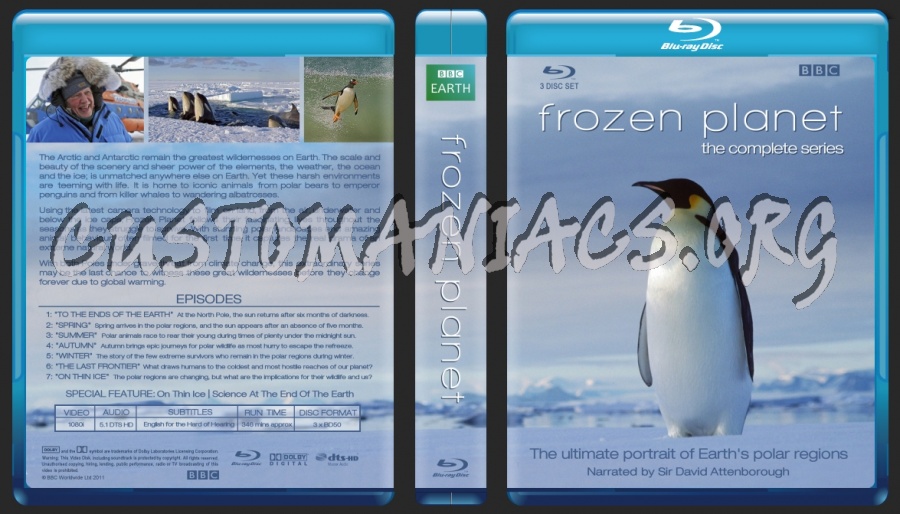 Frozen Planet BBC blu-ray cover