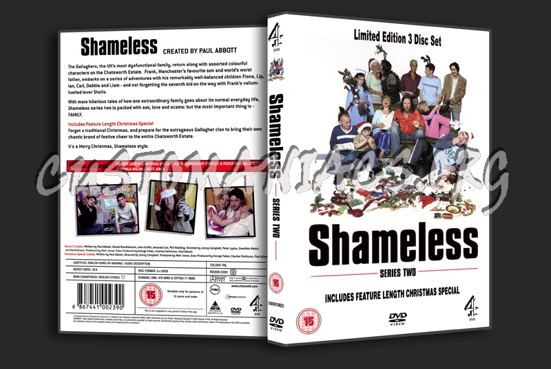 Shameless Series 2 dvd cover