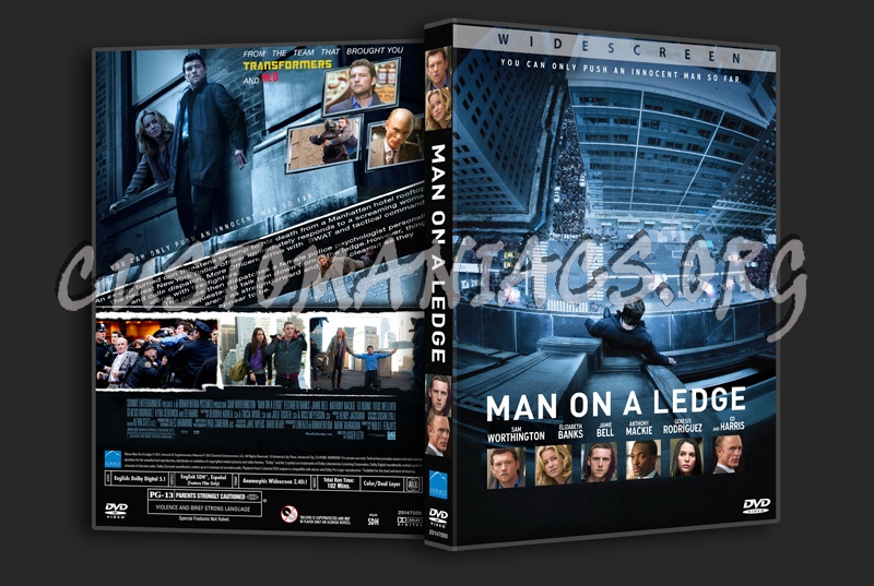 Man On A Ledge dvd cover