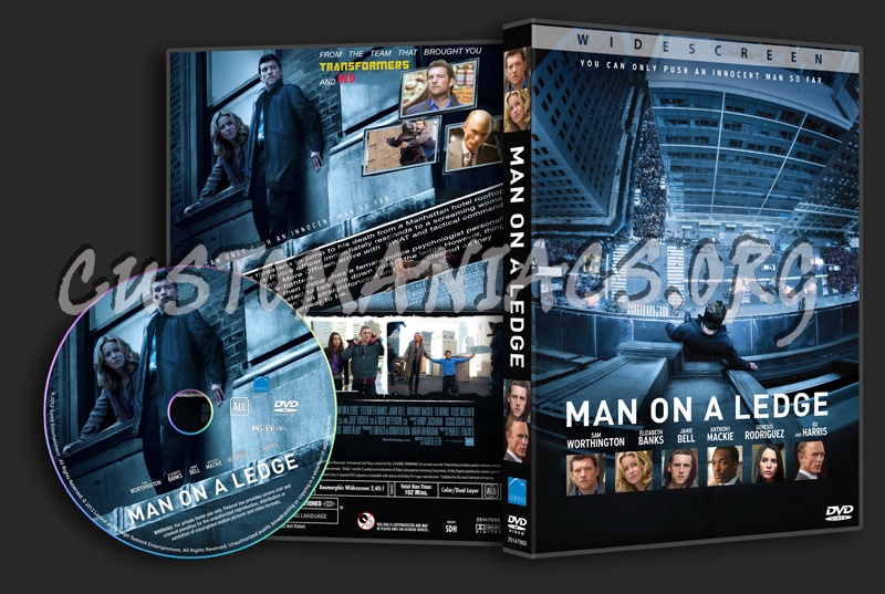 Man On A Ledge dvd cover