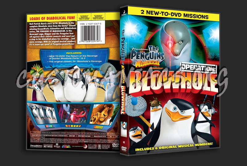 Penguins of Madagascar: Operation Blowhole dvd cover