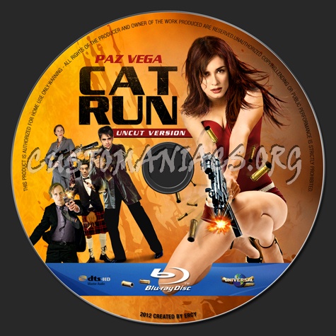 Cat Run blu-ray label