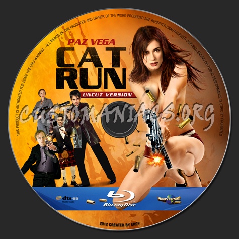 Cat Run blu-ray label