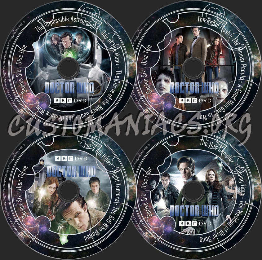 Doctor Who Season 6 (2011) dvd label