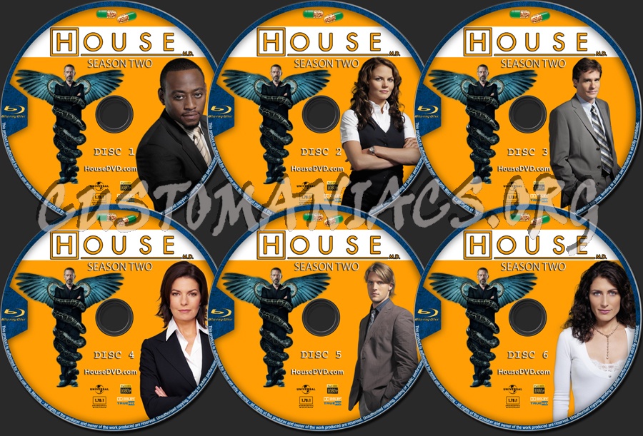 House Season 2 blu-ray label