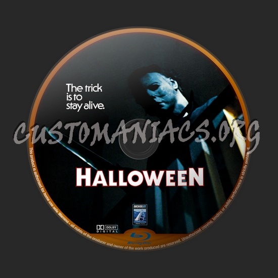 Halloween blu-ray label