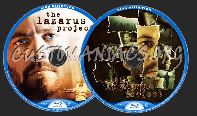 The Lazarus Project blu-ray label