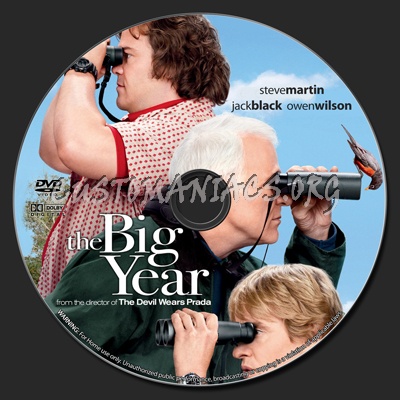 The Big Year dvd label
