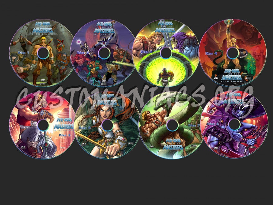 HE-Man and The Masters of the Universe dvd label