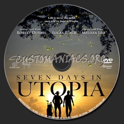 Seven Days in Utopia dvd label