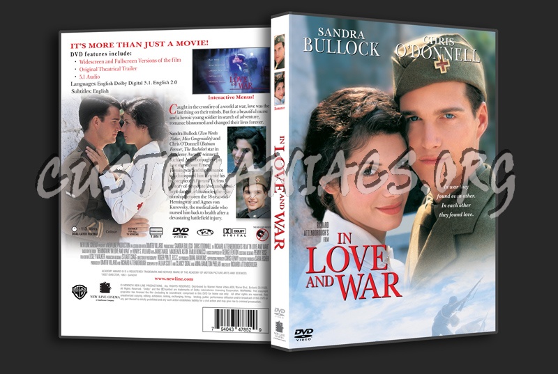 In Love And War dvd cover
