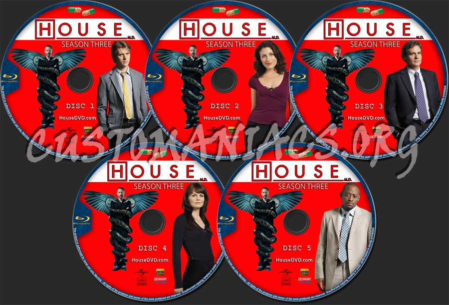 House Season 3 blu-ray label