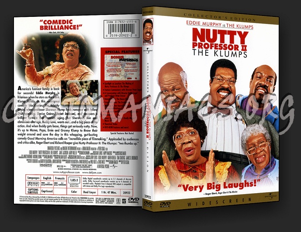Nutty Professor II The Klumps dvd cover