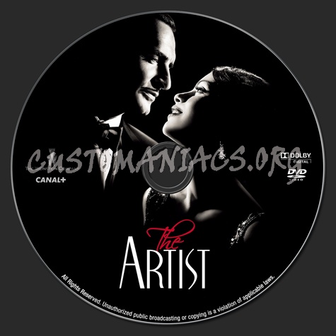 The Artist dvd label