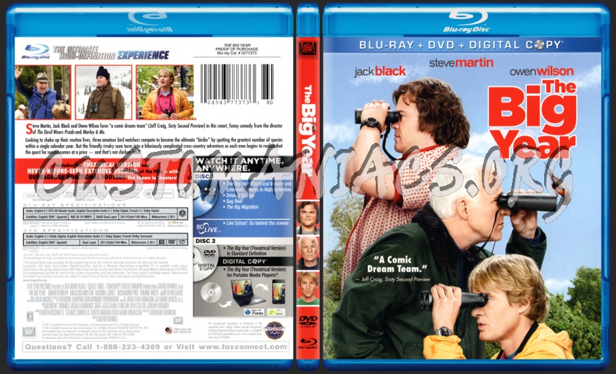 The Big Year blu-ray cover