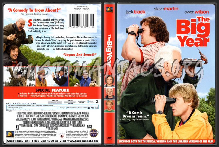 The Big Year dvd cover