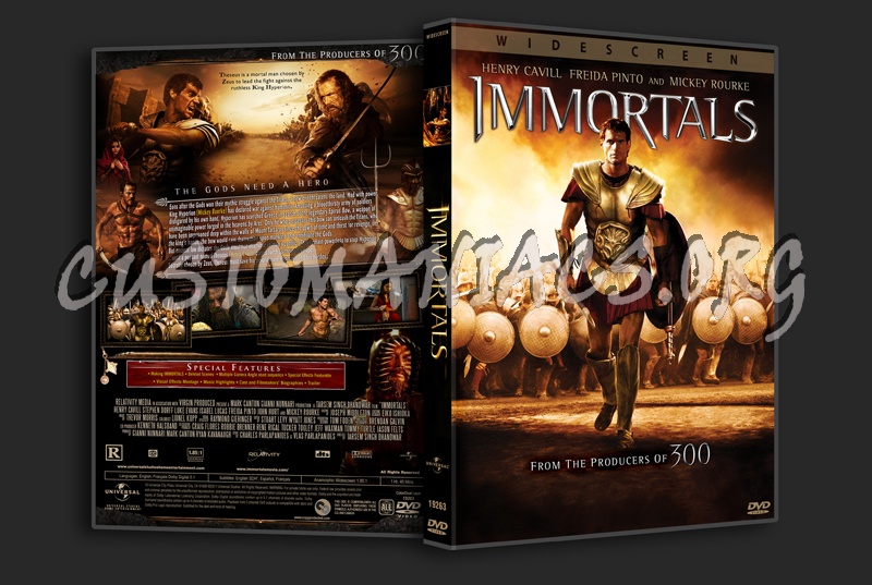 Immortals dvd cover