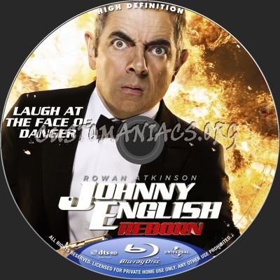 Johnny English Reborn blu-ray label
