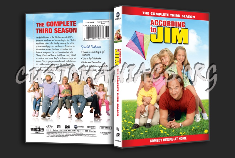 According to Jim Season 3 dvd cover