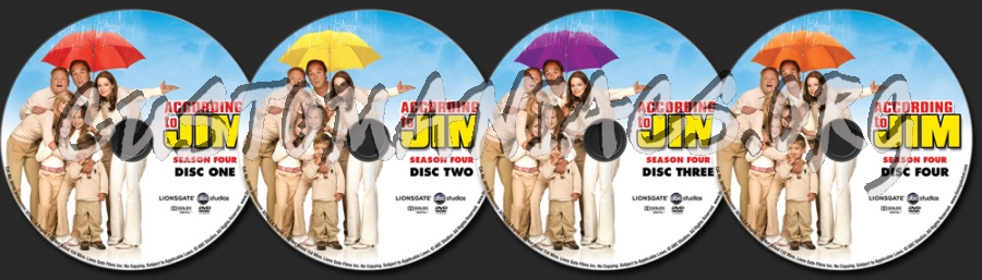 According to Jim Season 4 dvd label