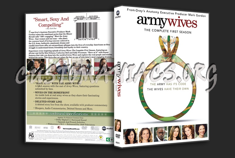 Army Wives Season 1 dvd cover